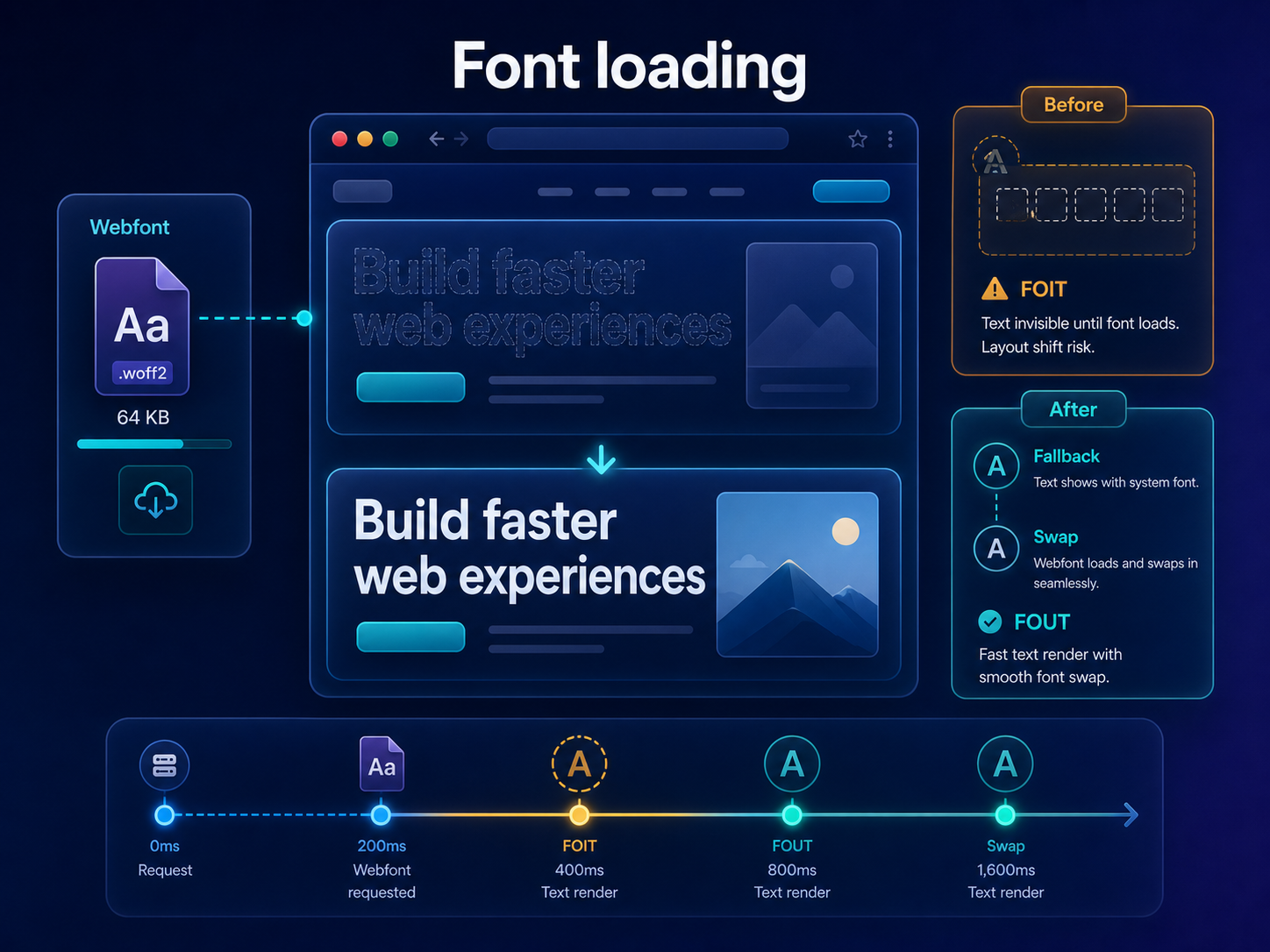 How to improve font loading performance